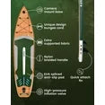 EGGORY 11 ft Inflatable Stand Up Paddle Boards Inflatable Paddle Boards with SUP Accessories Wide Stable Design Anti-Slip EVA Deck for Youth & Adults