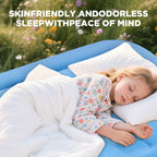 EGGORY Air Mattress, Twin Size Inflatable Air Bed with Built-in Pump,Puncture-Resistant,Portable,for Camping & Trip & Home