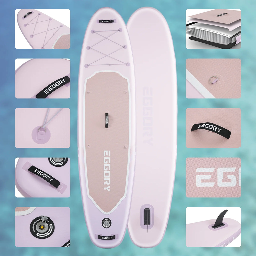 EGGORY 11ft Inflatable Paddle Board Ultra-Light Stand Up Paddle boards for all people with Premium SUP Accessories
