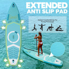 EGGORY SUP Board,Inflatable Paddle Board,Stand Up Paddle Board Set, Extra Wide SUP Board with Removable Fin, Floating Paddle, Hand Pump, Waterproof Phone Pouch,Traveling Board