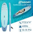EGGORY 11ft Inflatable Paddle Board Ultra-Light Stand Up Paddle boards for all people with Premium SUP Accessories