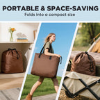 EGGORY King Size Air Mattress with Built-in Pump Inflatable Air Beds, Puncture-Resistant for Camping &amp; Trip &amp; Home