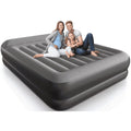 EGGORY Queen Size Air Mattress with Built-in Pump Inflatable Air Beds, Puncture-Resistant for Camping & Trip & Home