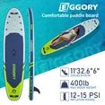EGGORY 11ft Inflatable Paddle Board Ultra-Light Stand Up Paddle boards for all people with Premium SUP Accessories