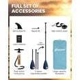 EGGORY Inflatable Paddle Boards 11ft Stand up Paddle Boards with Premium SUP Paddle Board Accessories for Youth & Adults